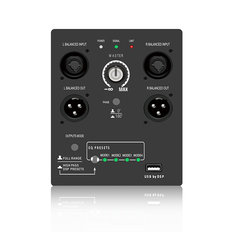 DSP1904 : collocable avec un caisson de basses PA professionnel