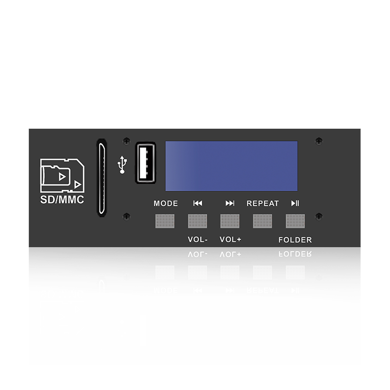 LCD6220 : lecteur MP3 à écran LCD avec connecteur SD/USB à cinq boutons avec Bluetooth, TWS