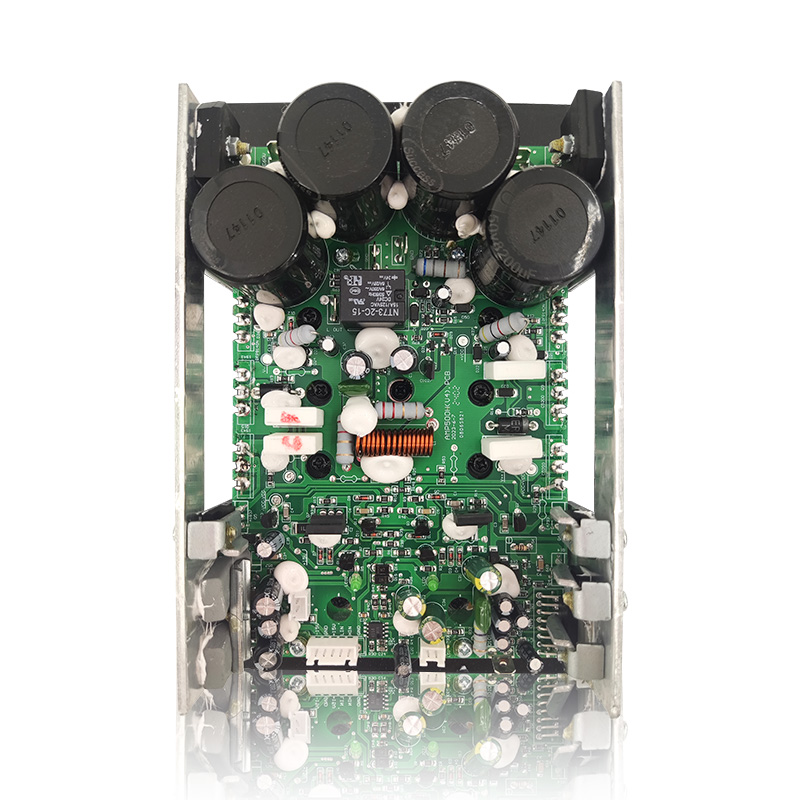 AMP500H + 7294 : puissance de sortie LP 400 W + HP 100 W avec radiateur en aluminium en forme de U, module amplificateur de puissance de classe H.
