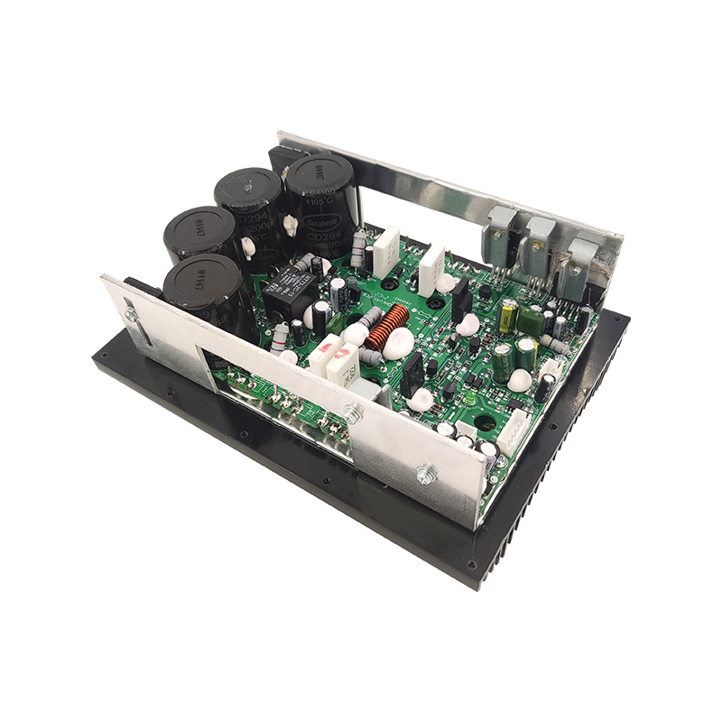AMP500H + 7294 : puissance de sortie LP 400 W + HP 100 W avec radiateur en aluminium en forme de U, module amplificateur de puissance de classe H.