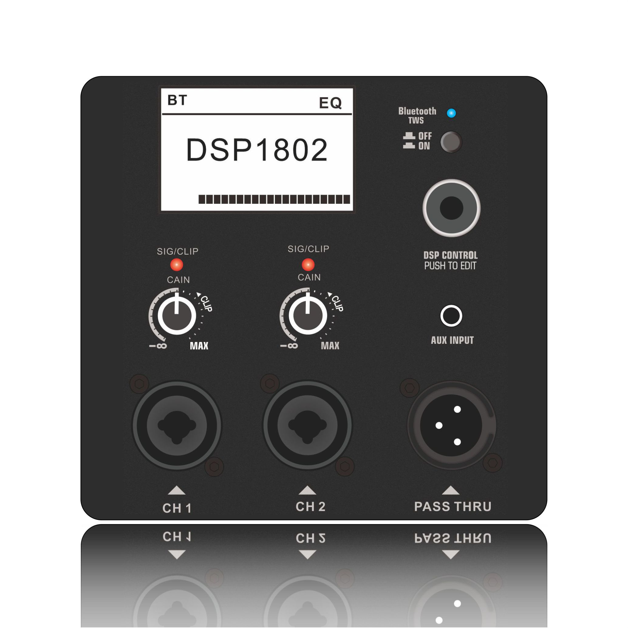 Amplificateur de haut-parleur actif à deux canaux et 2 voies DSP1802
