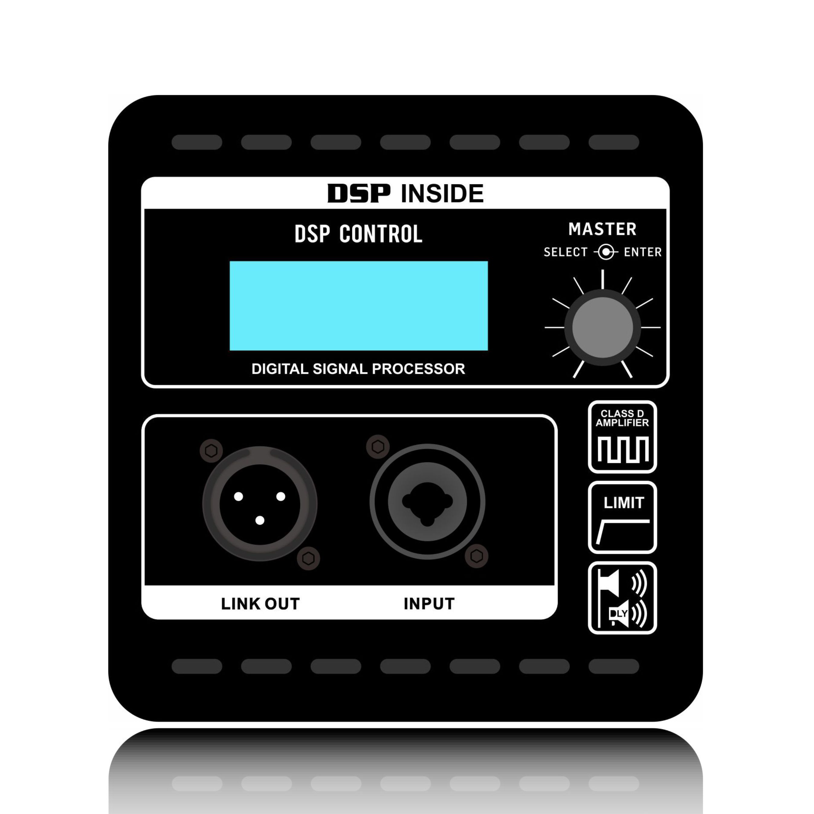 QMC800X: contrôle DSP à bouton unique avec écran LCD Module DSP pour système de réseau de lignes professionnel