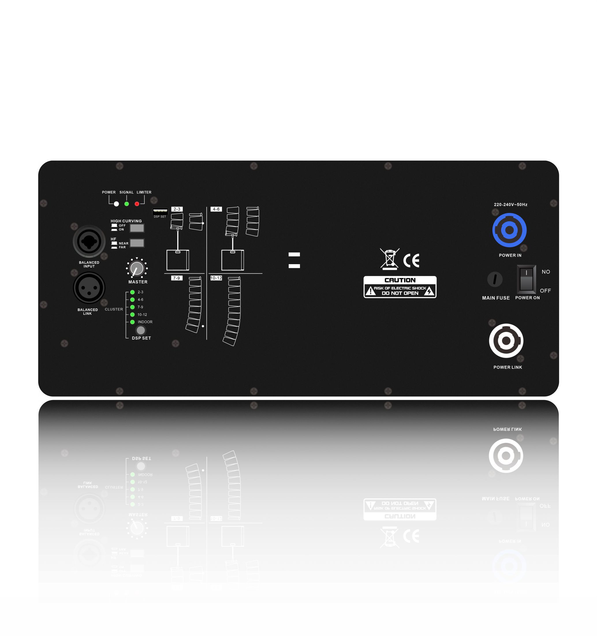 Amplificateur de puissance pour système Line Array professionnel HDL10-A