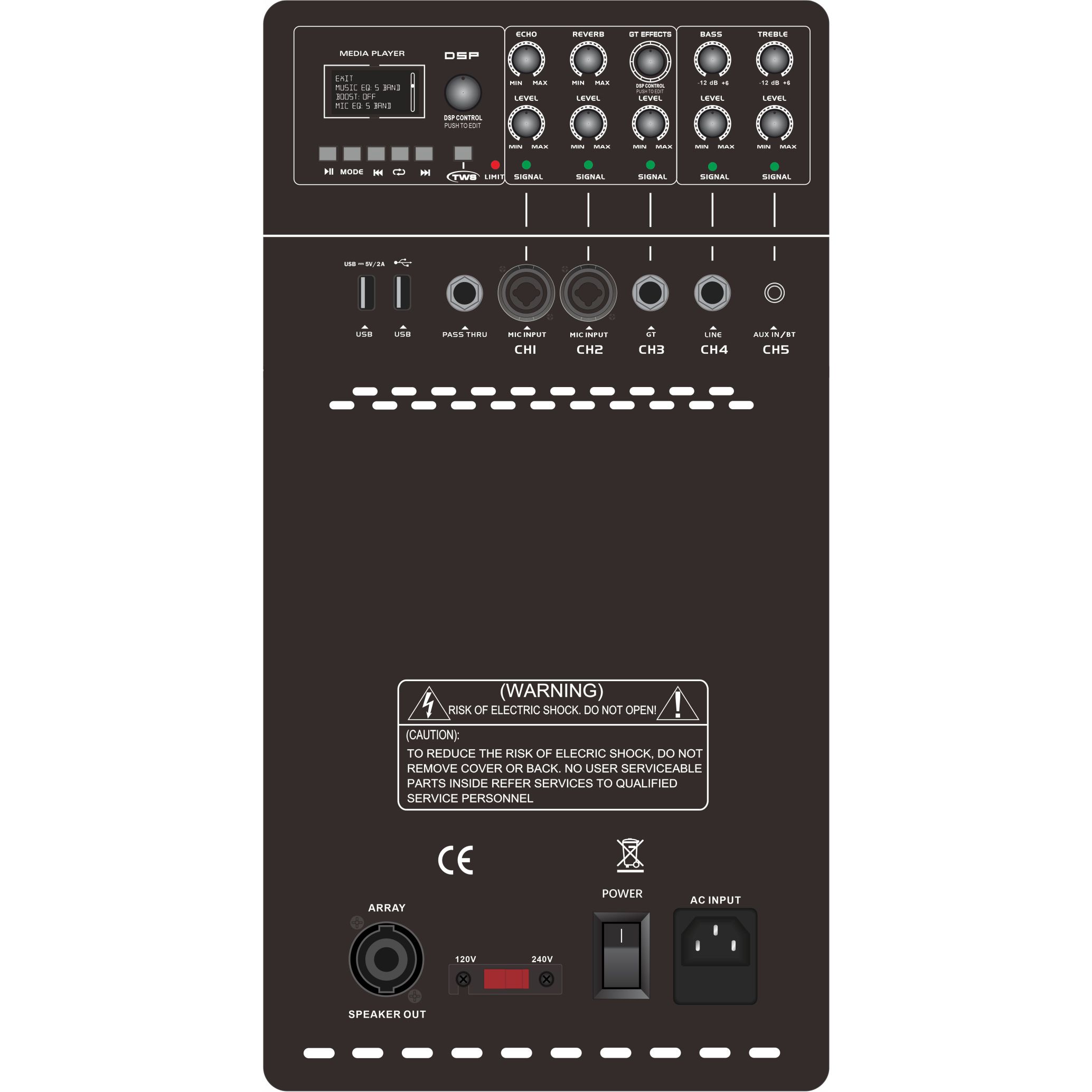 Amplificateur de puissance line array actif MK12-1.1 Pro