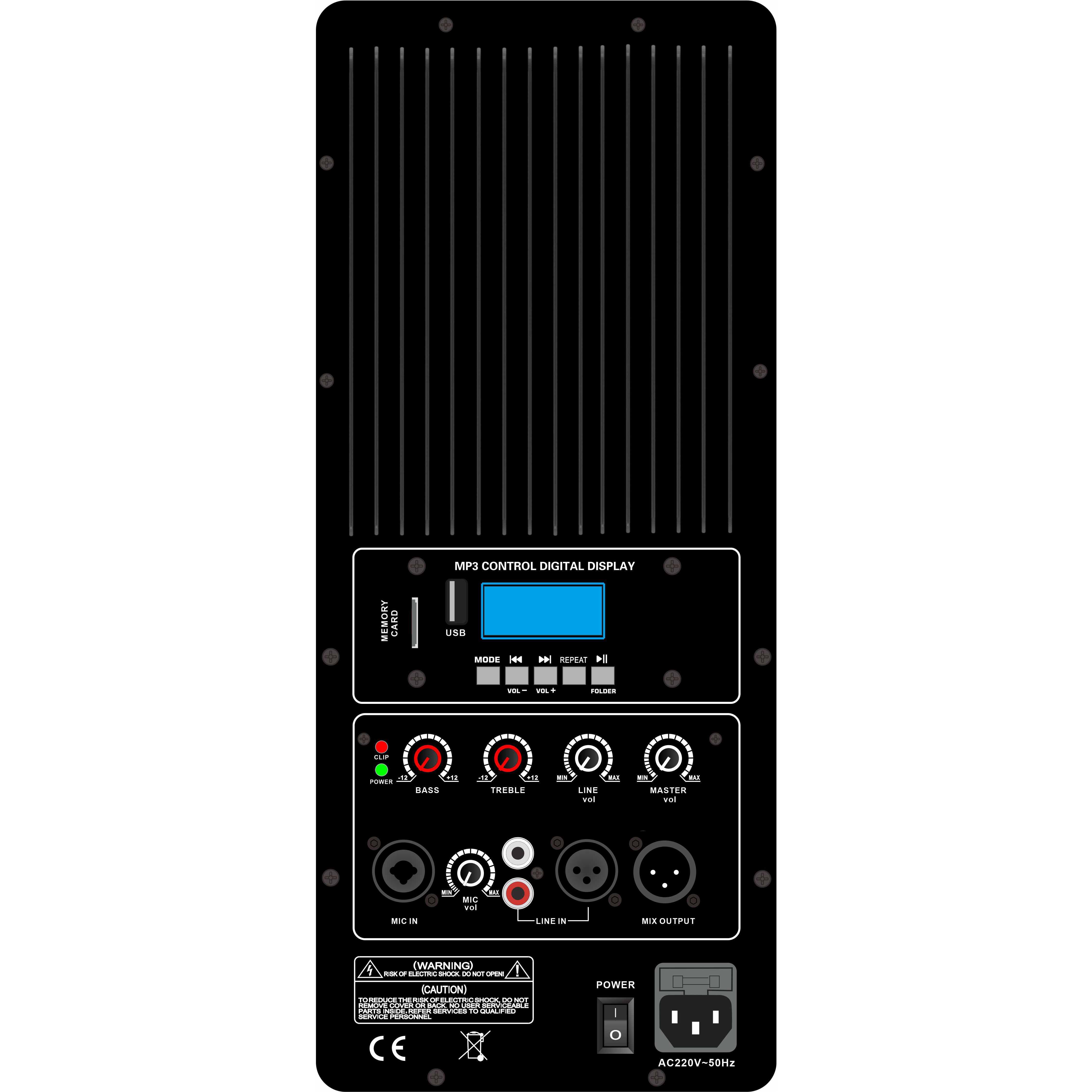 Amplificateur de haut-parleur amplifié de classe H PL89