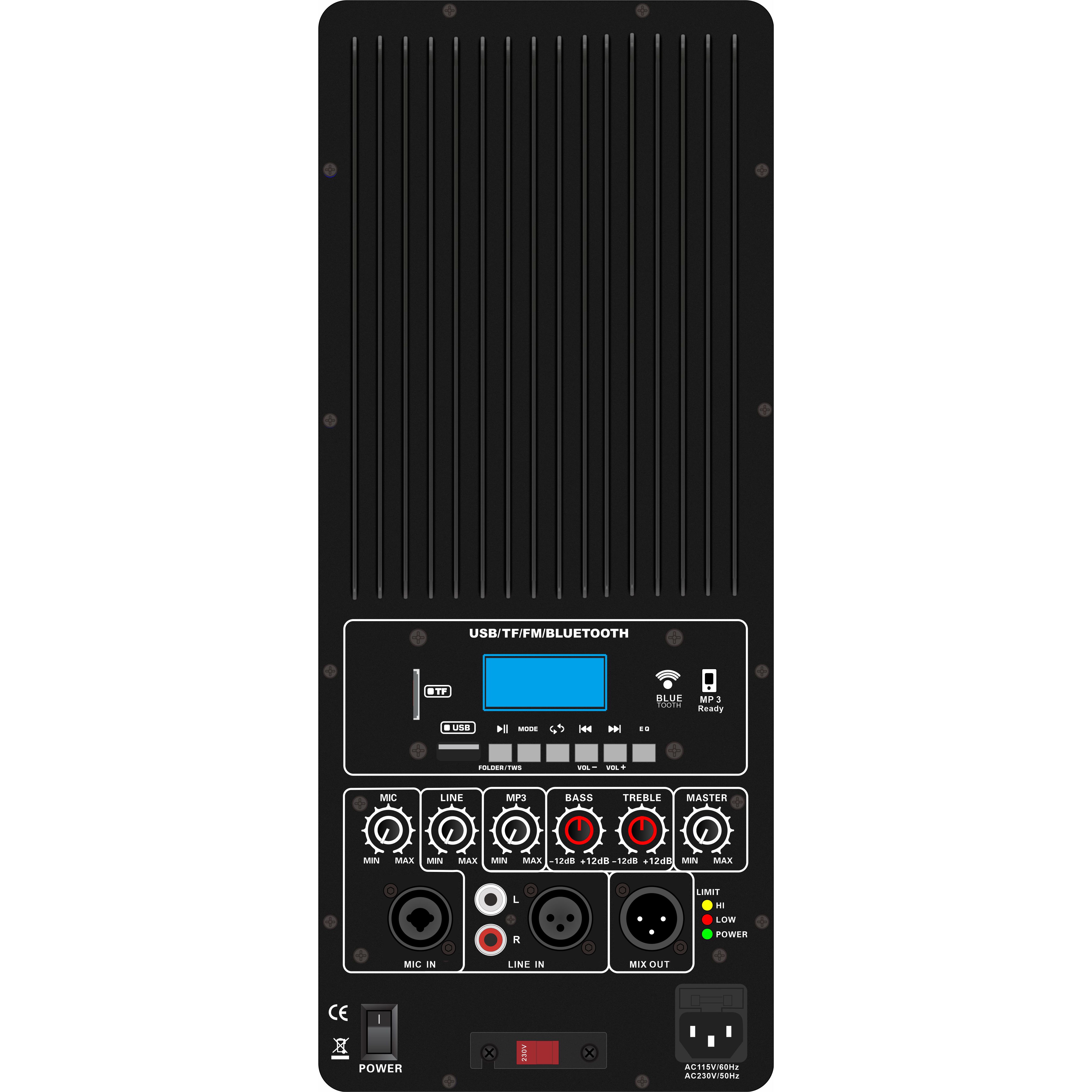 Amplificateur de système de division de fréquence électrique de classe H PL93