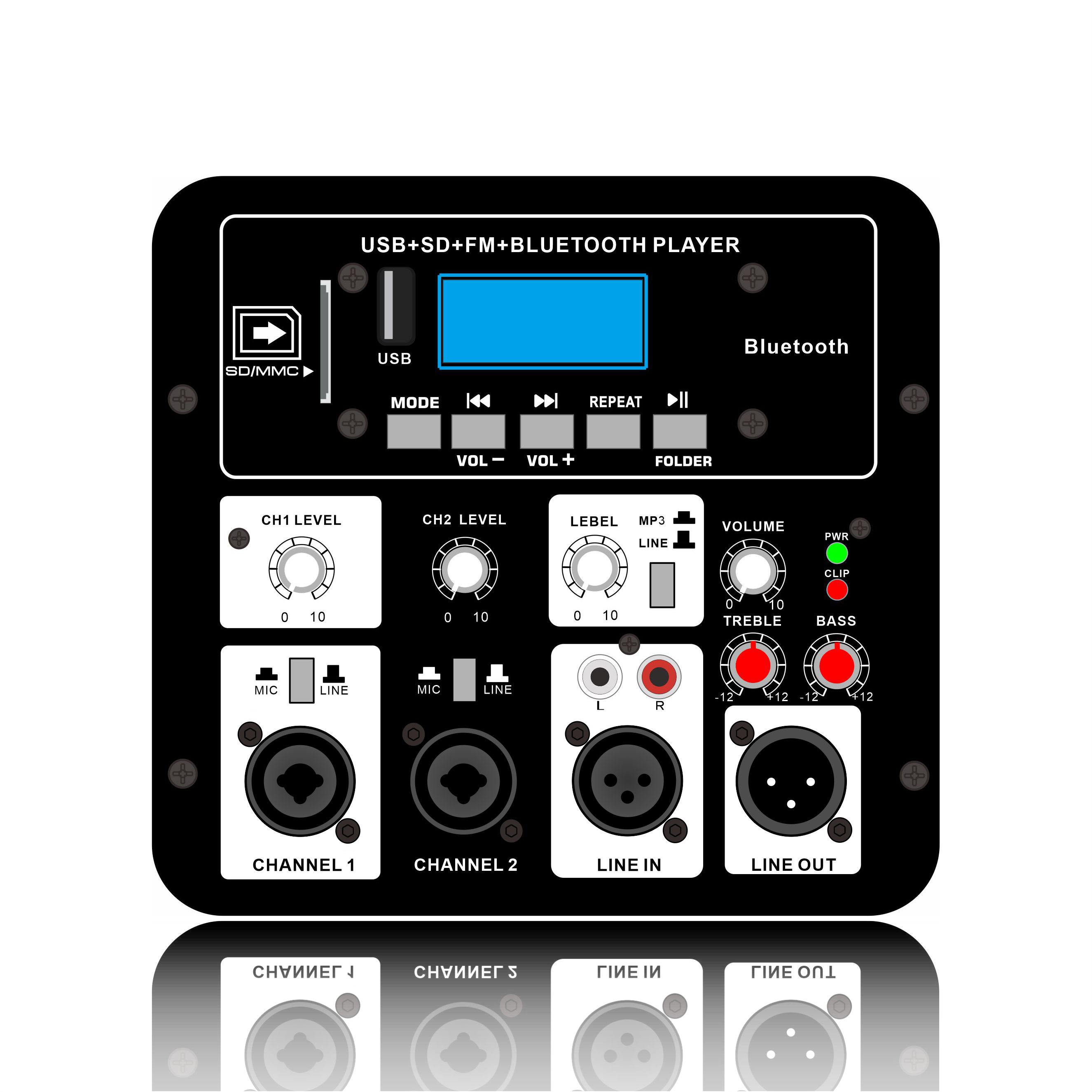 Amplificateur de système de sonorisation amplifié de classe H PL76