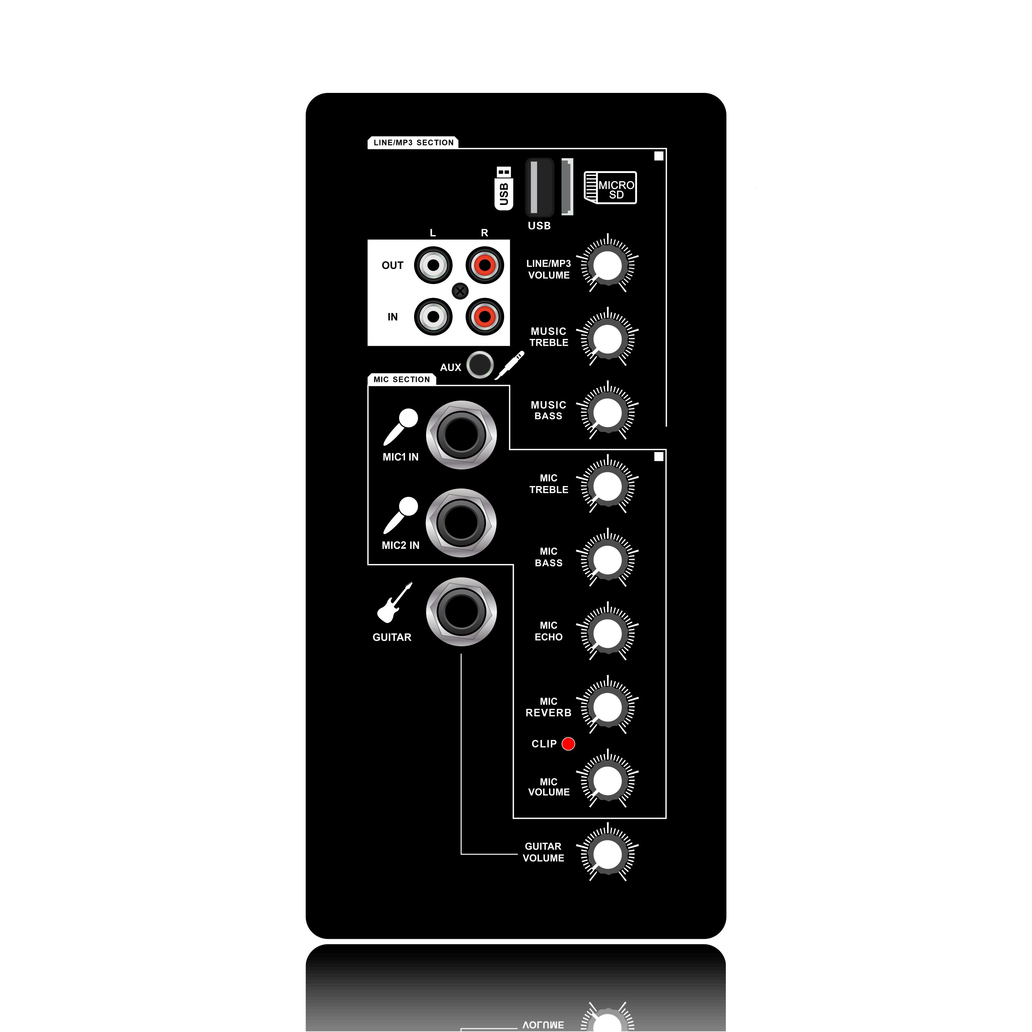 Amplificateur de haut-parleur karaoké gamme complète classe D BOOM10