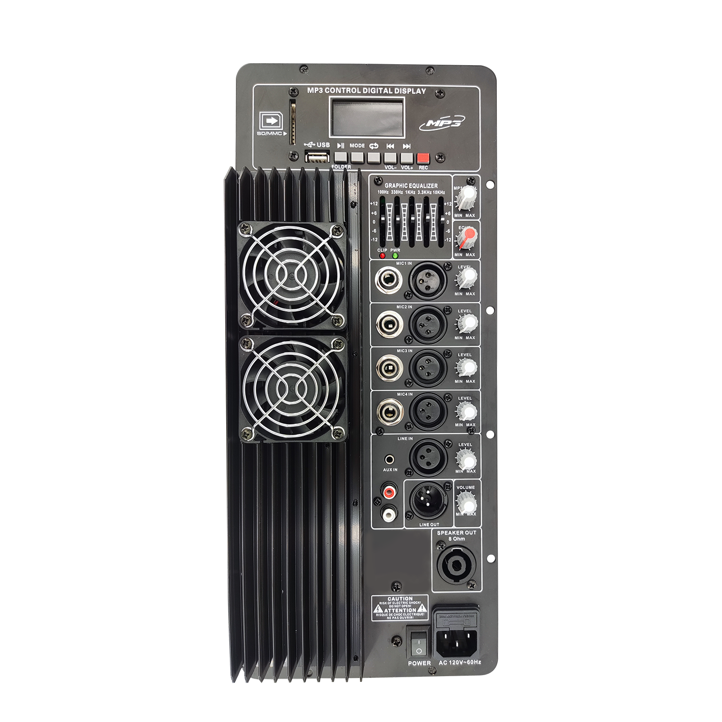 Amplificateur de haut-parleur multicanal de classe AB PL67