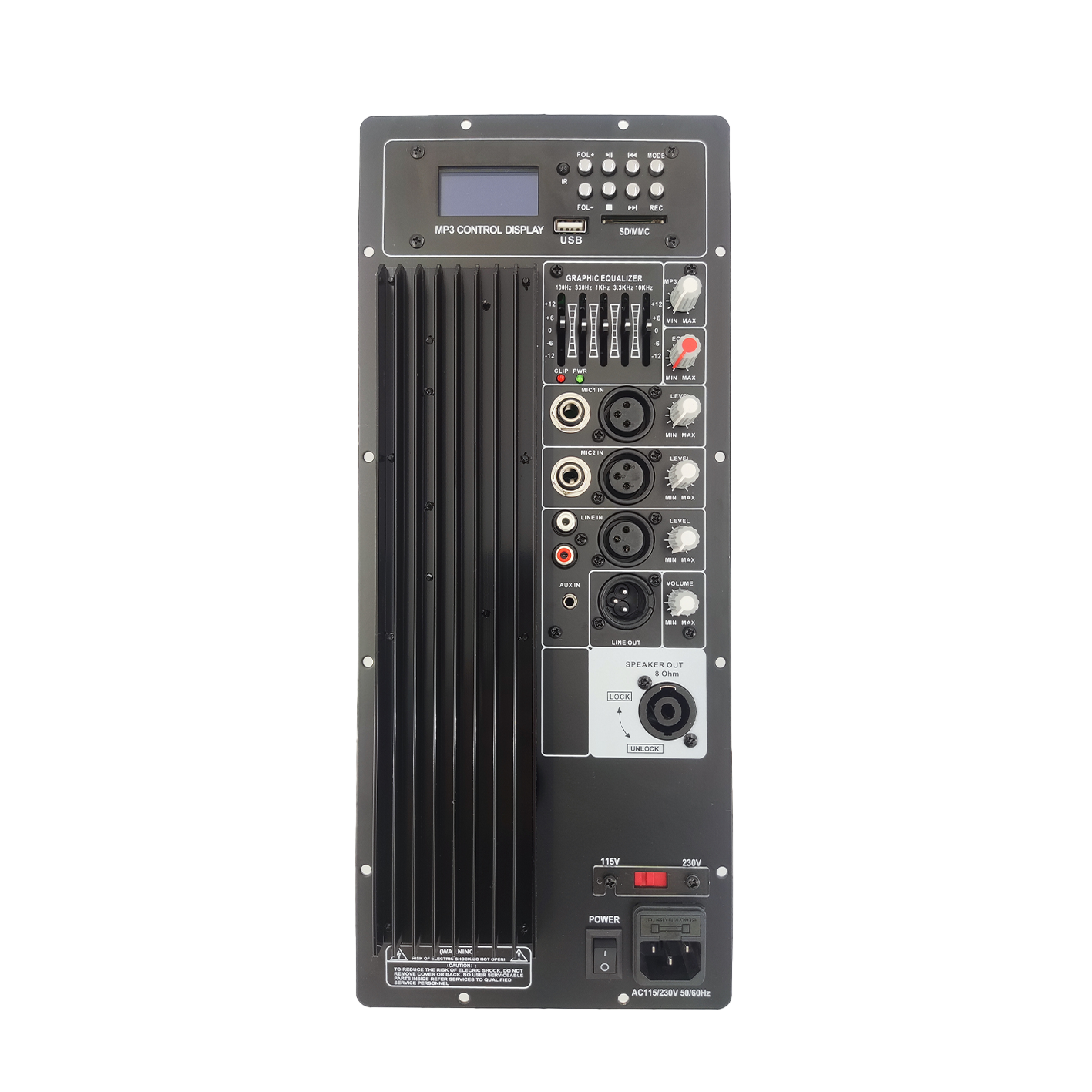 Amplificateur de haut-parleur pour système de sonorisation de classe AB PL70
