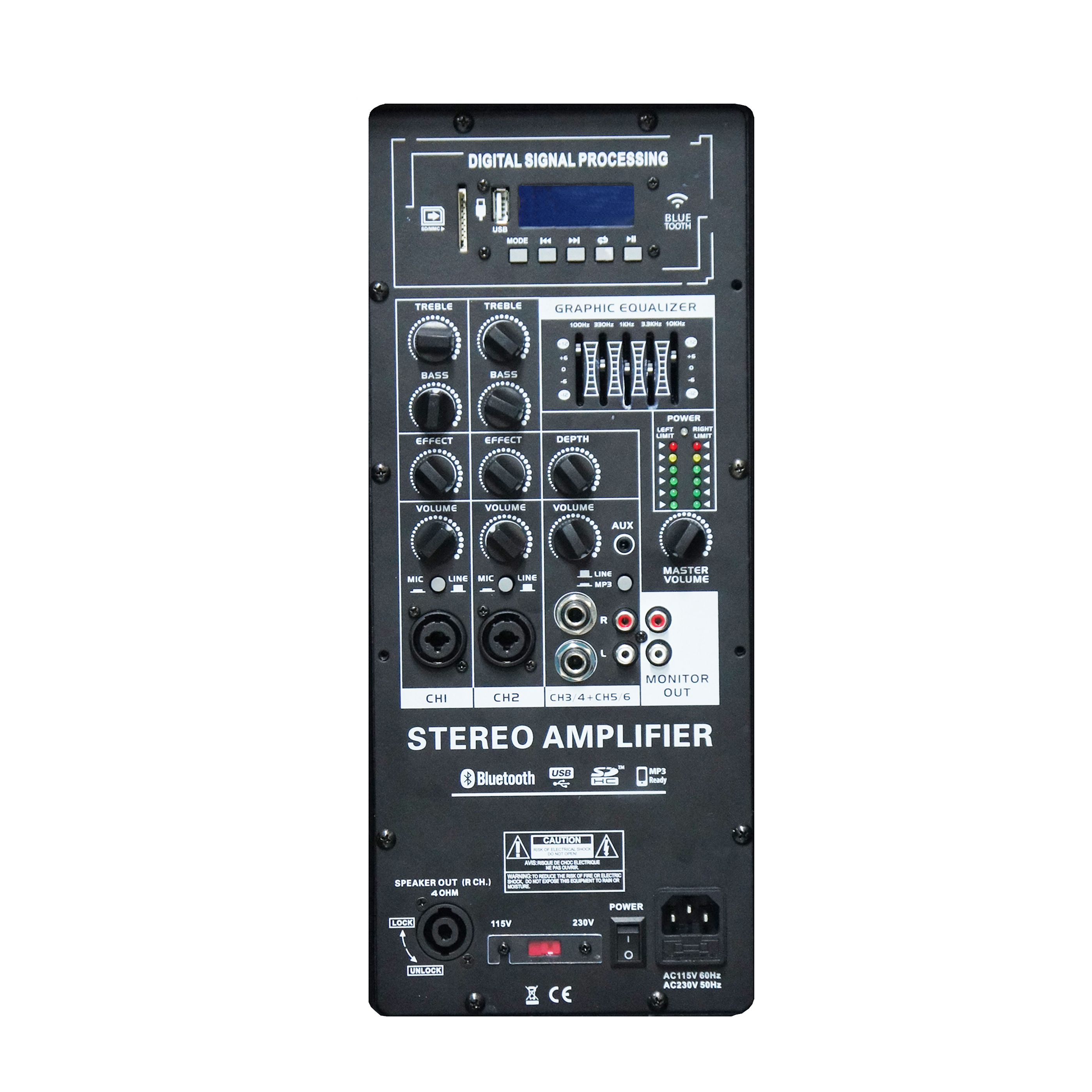 Amplificateur amplifié pour système stéréo portable EON206