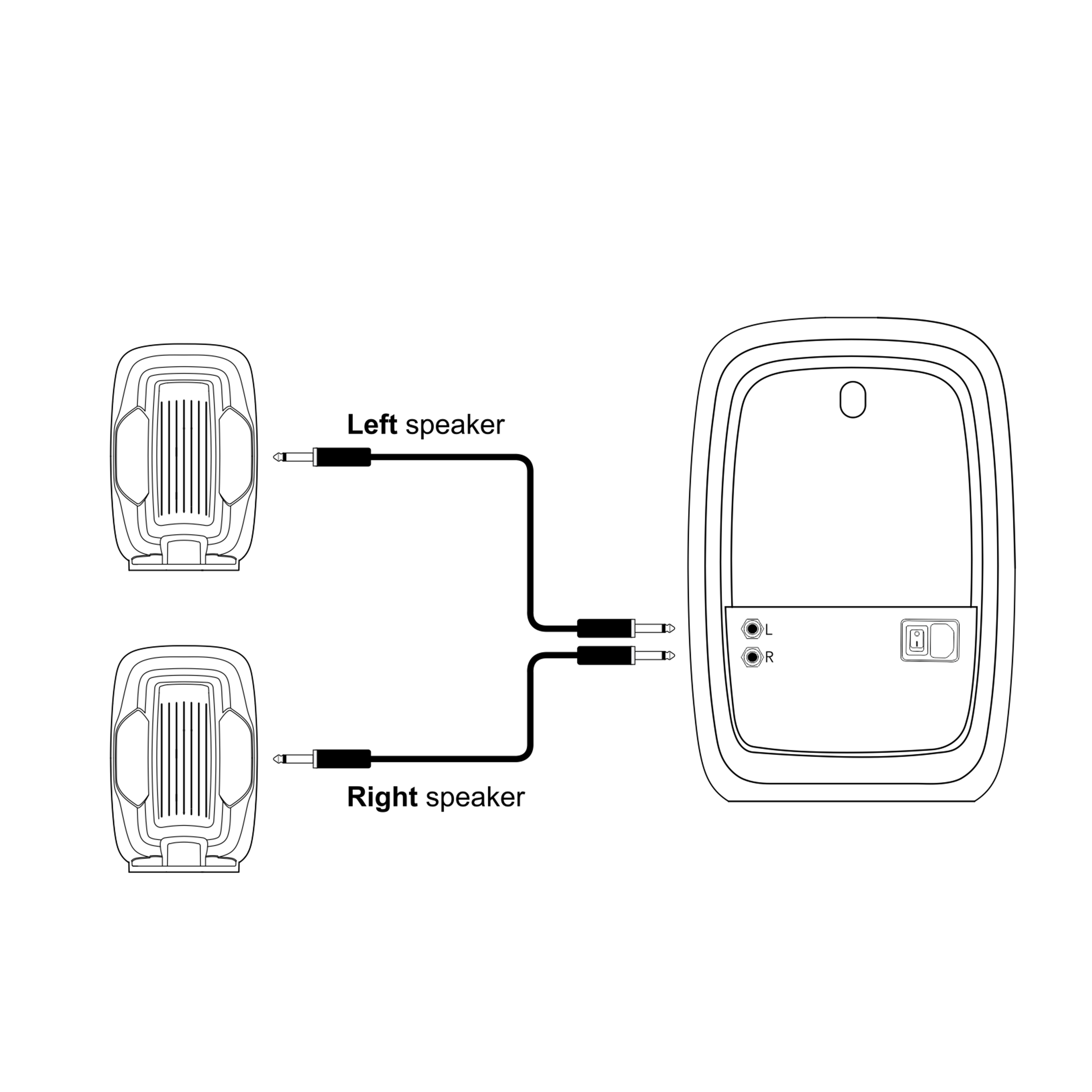 Amplificateur mélangeur alimenté par système bidirectionnel compact de 10 pouces EON210A