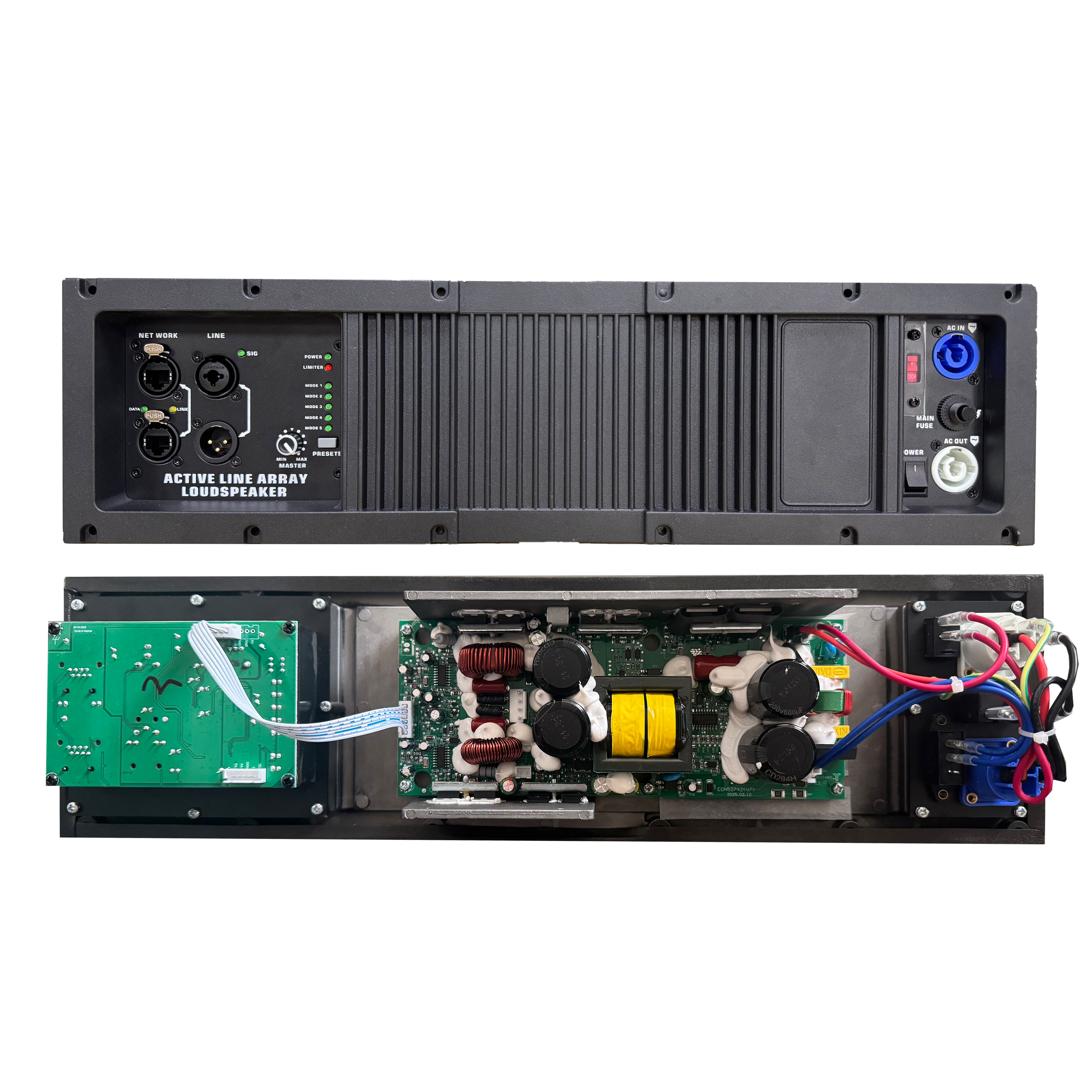 Amplificateur de système de réseau de lignes actives HG485-212 avec connecteurs RJ45