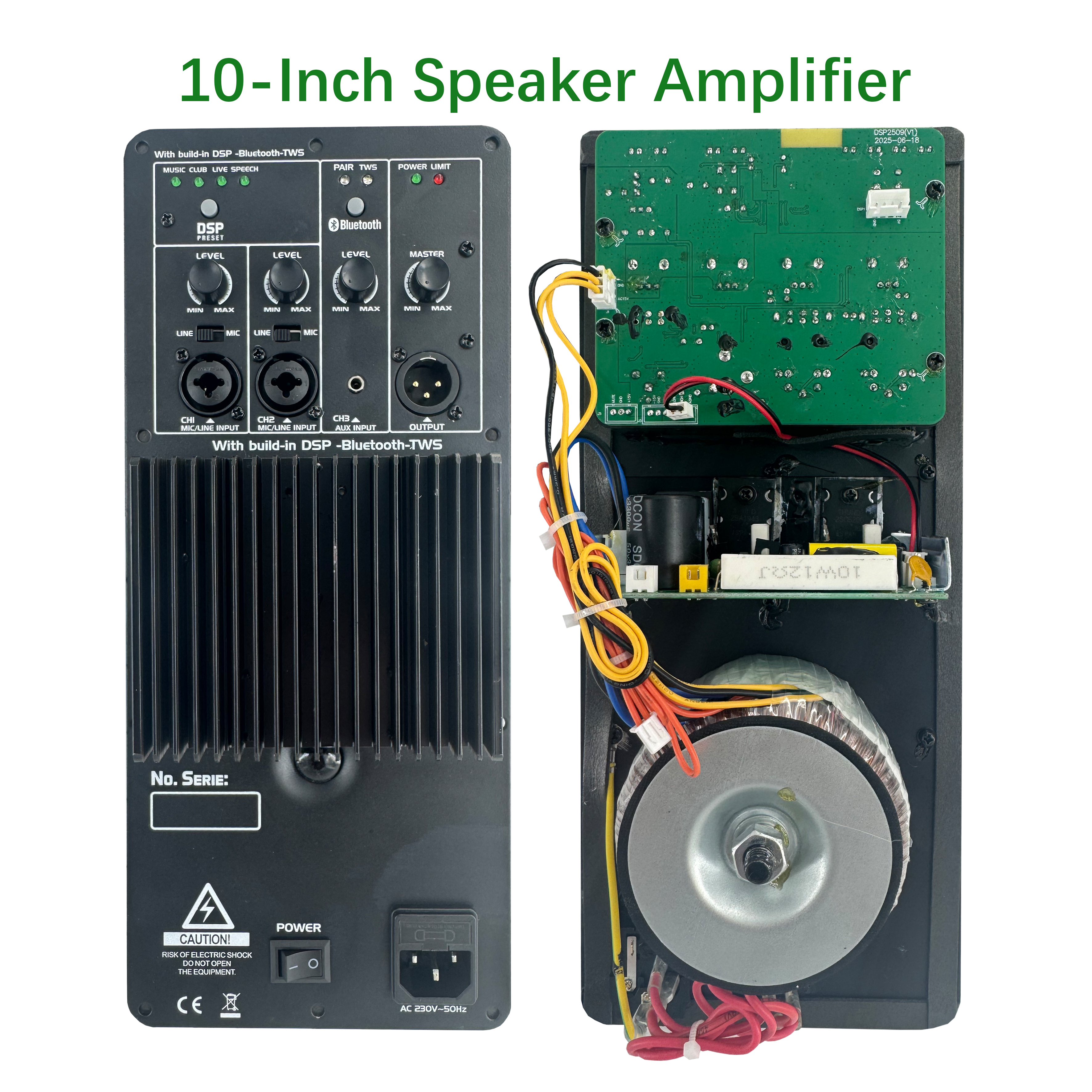 Amplificateur multifonction de classe AB, haute performance, DSP2509, avec DSP