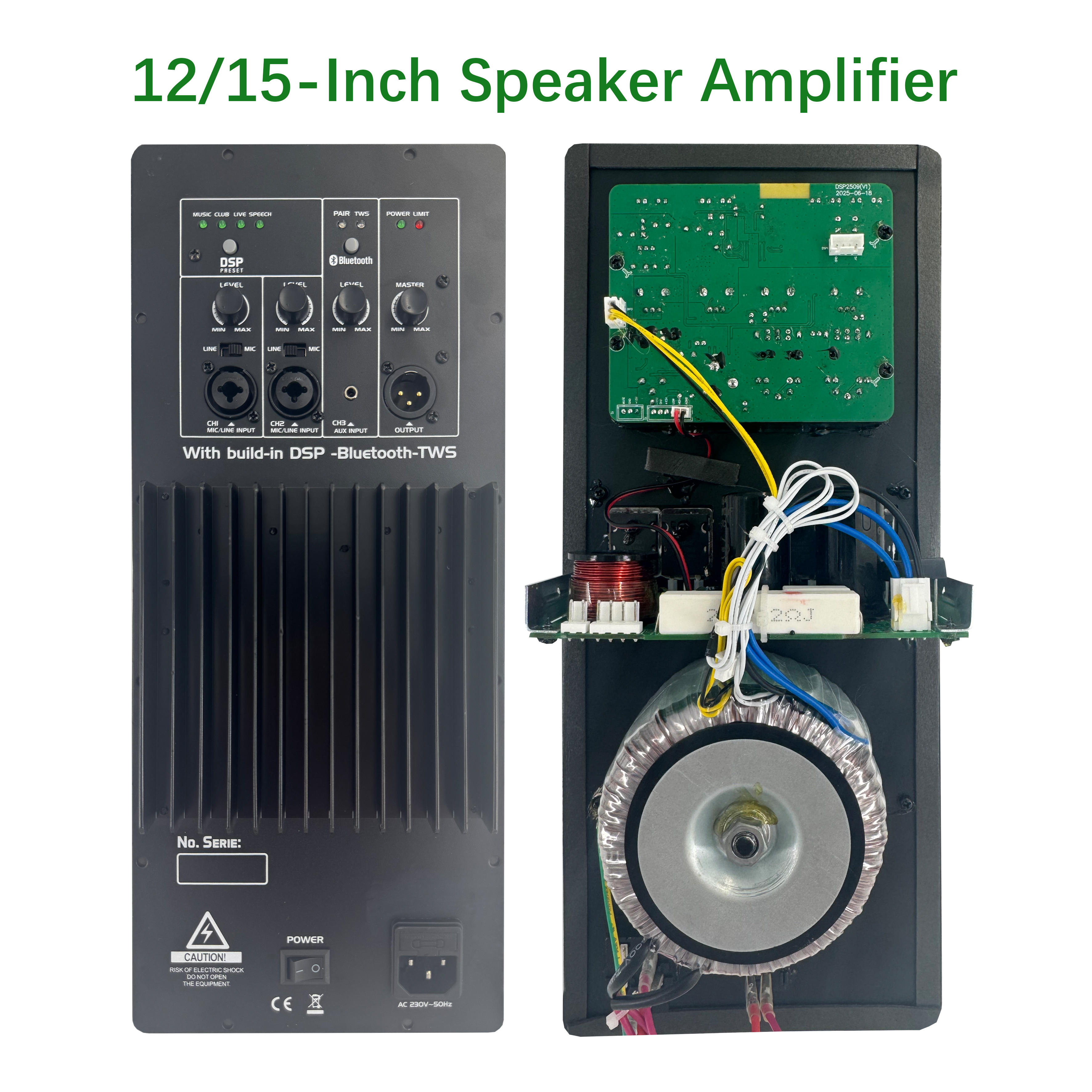 Amplificateur multifonction de classe AB, haute performance, DSP2509, avec DSP