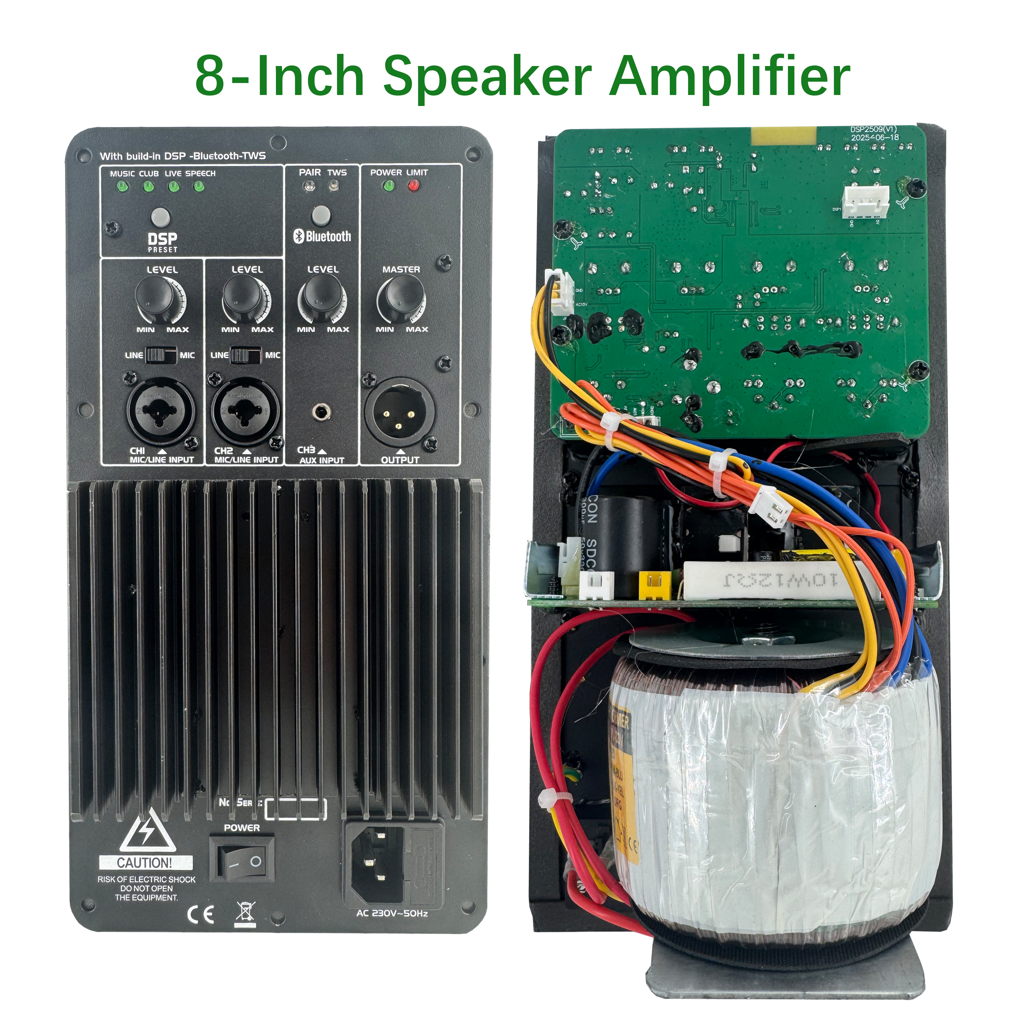 Amplificateur multifonction de classe AB, haute performance, DSP2509, avec DSP