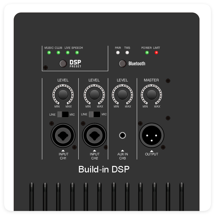 Amplificateur multifonction de classe AB, haute performance, DSP2509, avec DSP