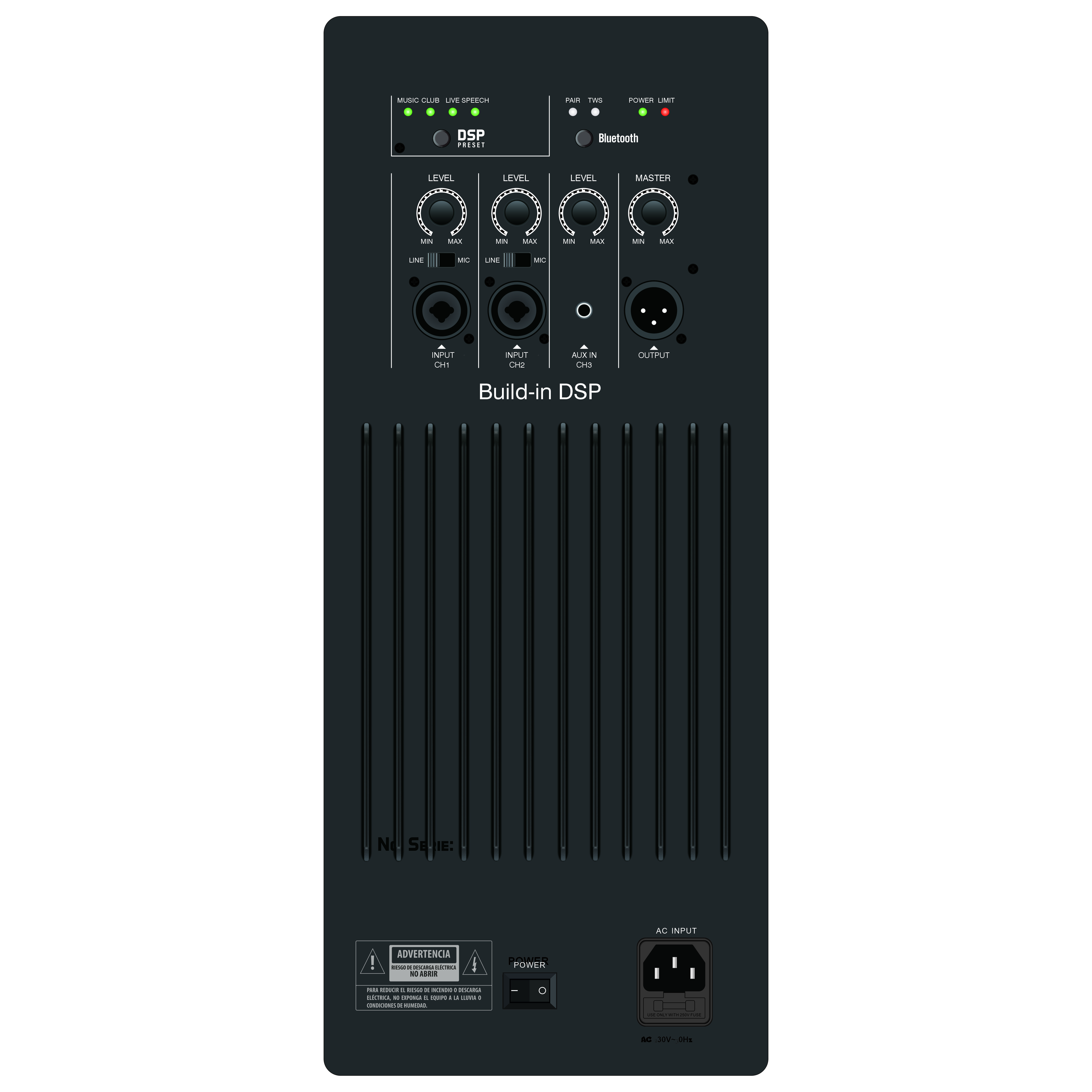 Amplificateur multifonction de classe AB, haute performance, DSP2509, avec DSP